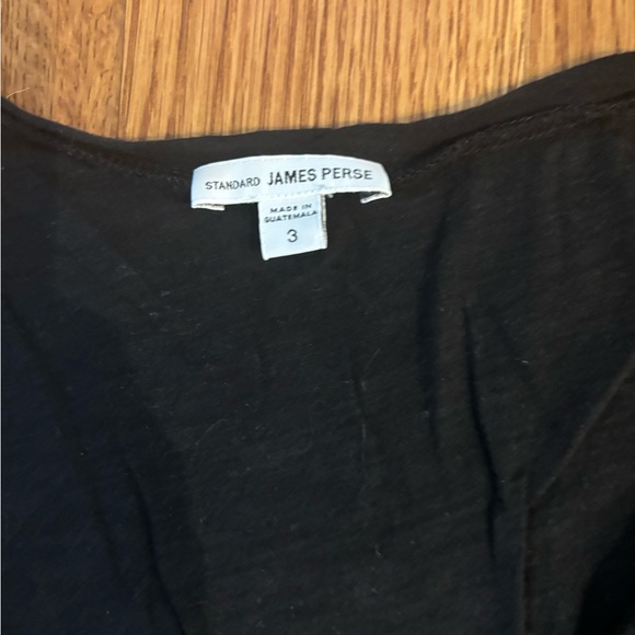 James Perse Black Short Sleeve Tee - Picture 2 of 2